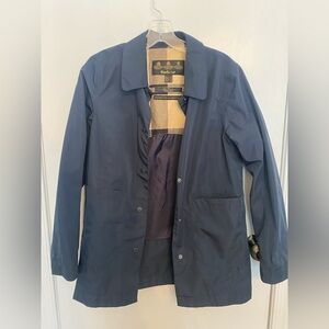 Barbour Women’s Dark Blue Raincoat